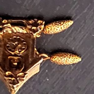 Antique grandfather clock  brooche